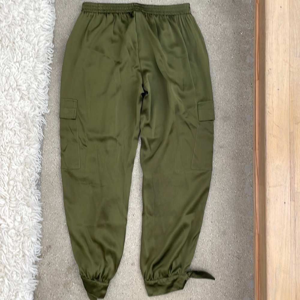 Amanda uprichard silk cargo pants
